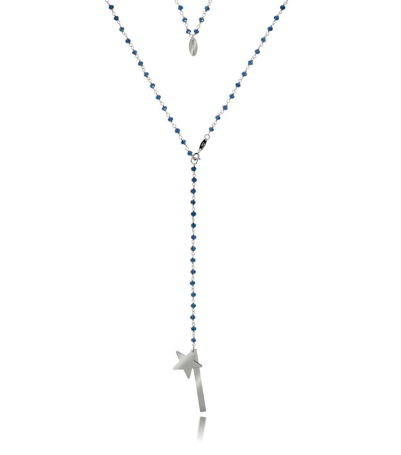 Naszyjnik srebrny gwiazdka+patyczek Dallacqua ✓Srebrne Naszyjniki Damskie w Sklepie z Biżuterią zegarki-diament.pl✓Piękne i Eleganckie Naszyjniki dla Kobiet.jpg